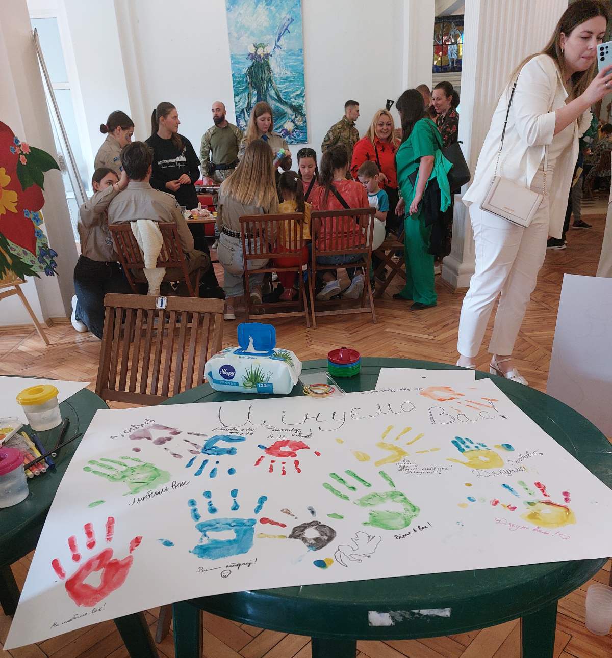 Традиційно - наша вдячність славним воїнам, які нас захищають